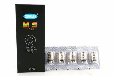 Sigelei - MS Coils 0.25 Ohms - Vape Coils