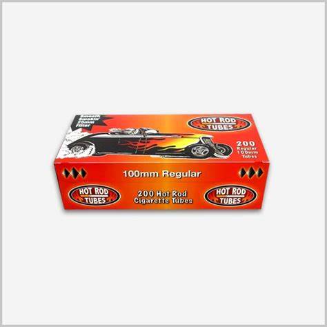 Hot Rod Red - 100's - Cigarette Tubes