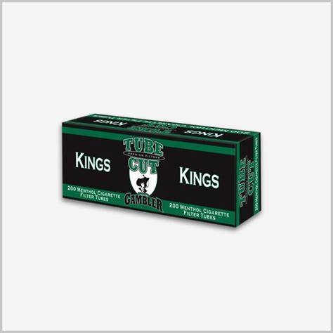 Tube Cut Gambler Menthol - King - Cigarette Tubes
