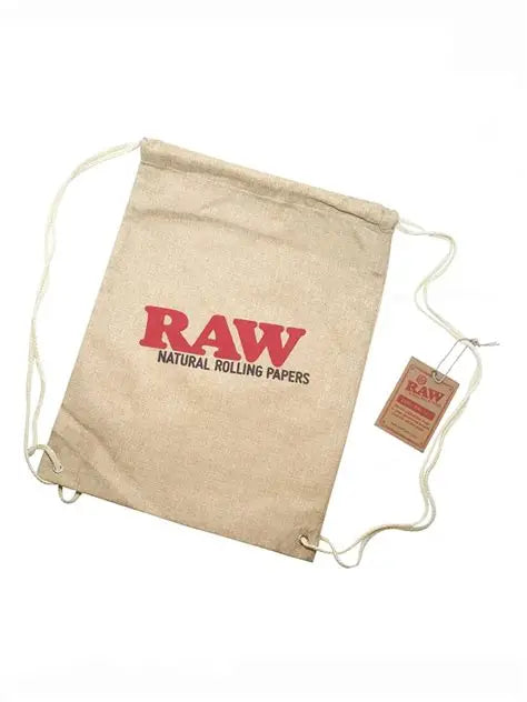 Raw Drawstring Bag