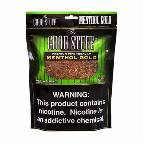 The Good Stuff Menthol Gold - 6 oz - Rolling Tobacco