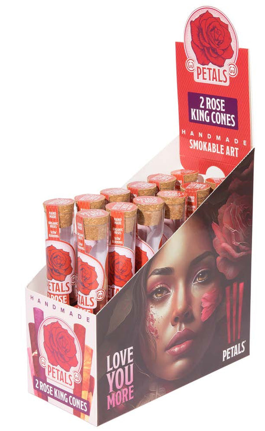 Petals Rose King Cones 2pk - Papers/Wraps/FIlters