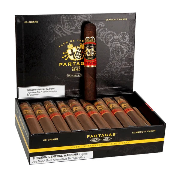 Partagas Cigars | Flor De Tobaccos Black Label | Classico