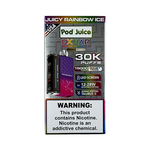 Pod Juice Oxbar | 30,000 Puffs | Nicotine Disposable