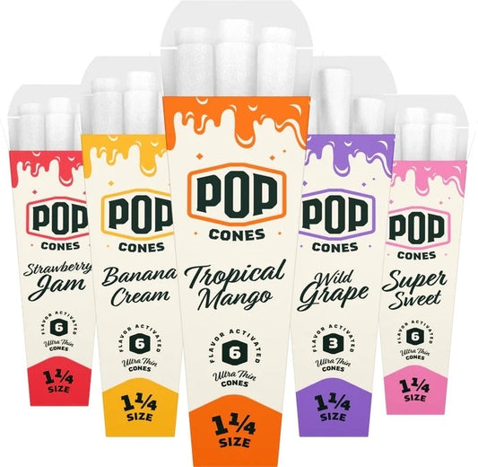 POP Ultra Thin Pre-Rolled Cones