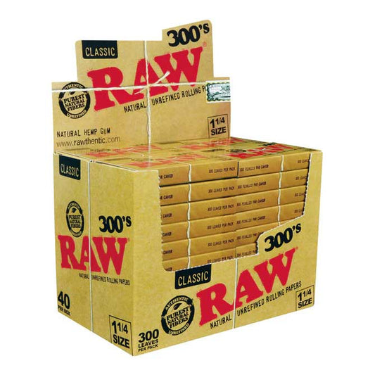 RAW 1 1/4 300's Rolling Papers