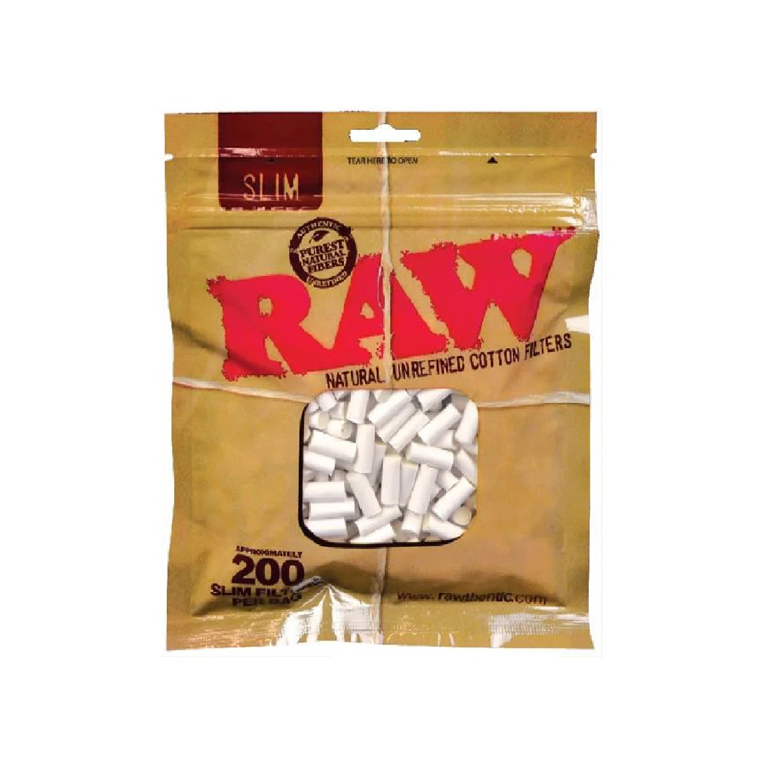 Raw Natural Unrefined Cotton Filters