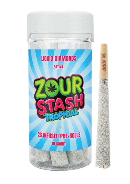 Zour Stash | 2g THCa Liquid Diamond | Delta Flower/Pre-Roll