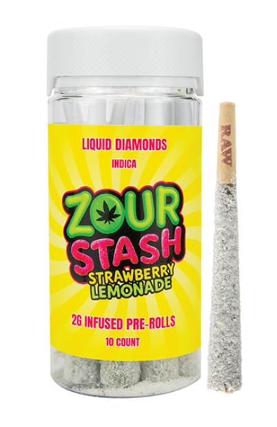 Zour Stash - THCa Liquid Diamond Delta Flower/Pre-Roll - 2g (whole jar)