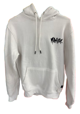 Maniak Clothing | White Rug Hoodie