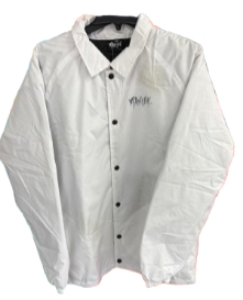 Maniak Clothing | White Jacket Reflective Logo