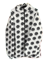 Maniak clothing | Face Print Jacket White