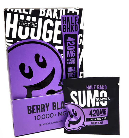 Half Bak'd Gummies Sumo Collection 420 MG - 30 pack