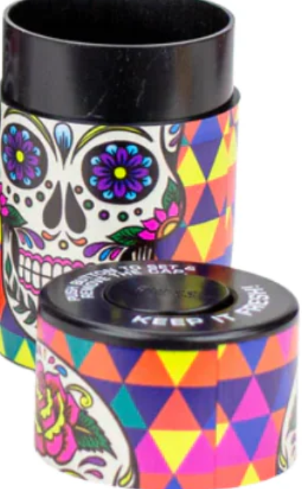 Sugar Skull Stash Jars