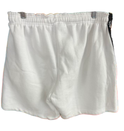 Maniak Clothing | White Shorts With Black Stripe