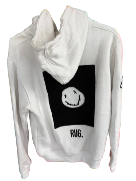 Maniak Clothing | White Rug Hoodie