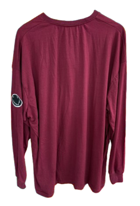 Maniak Clothing | Maroon Long sleeve Shirt