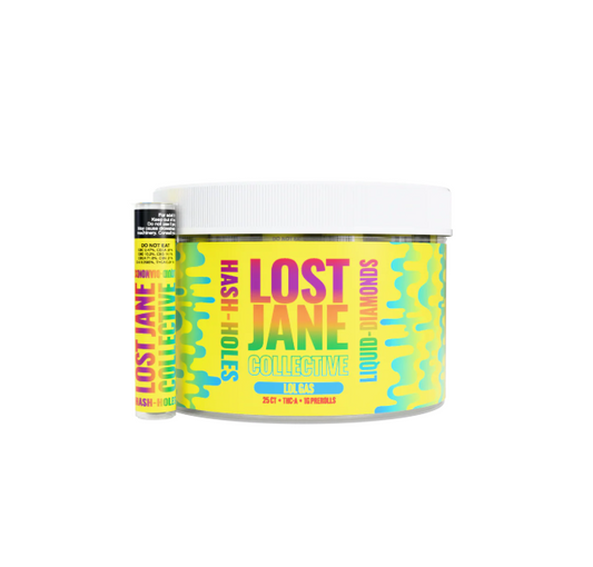 Lost Jane THC-A Liquid-Diamonds Hash-Hole Preroll