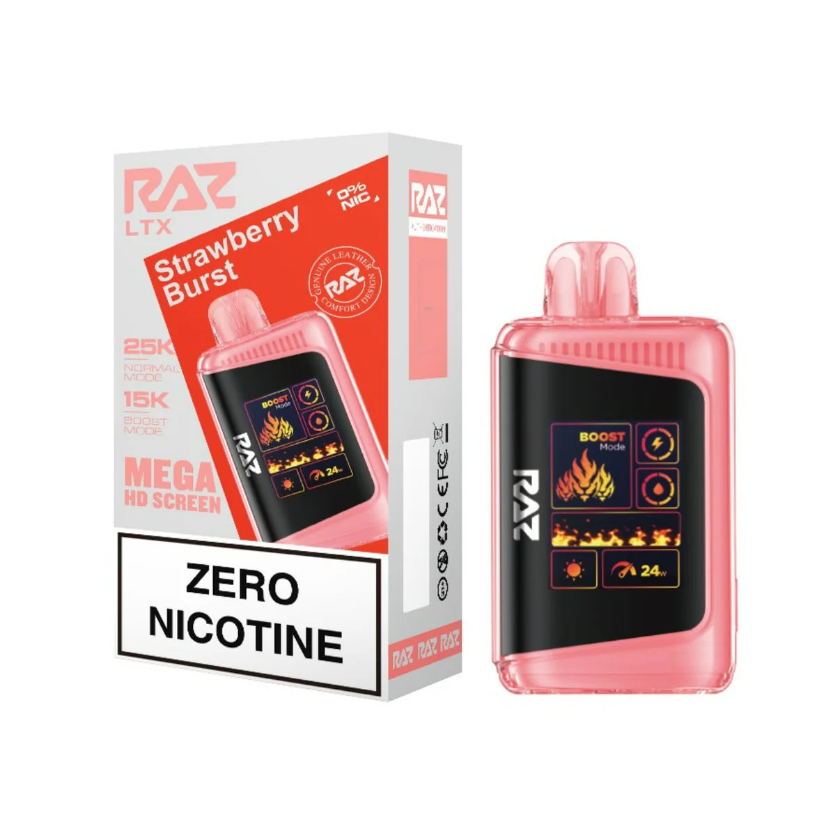 GeekVape Raz LTX | 25K Puffs | Zero Nicotine | Disposable Nicotine