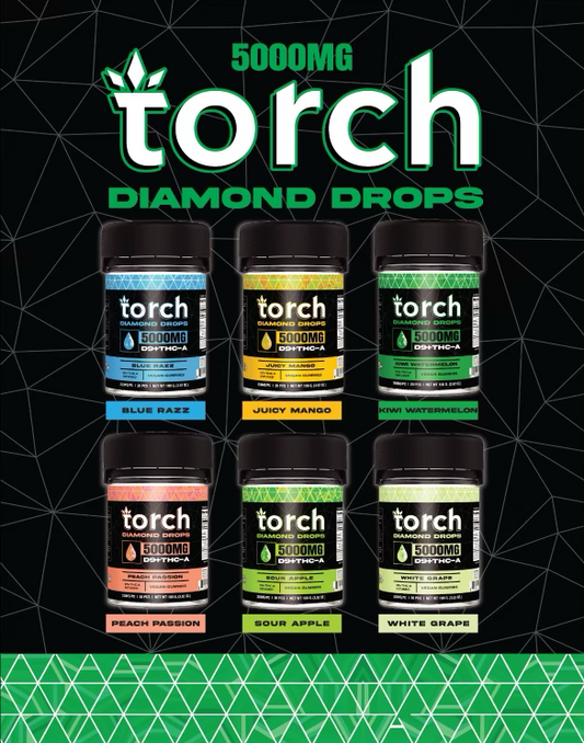 Torch Hemp Diamond Drop Blend 5000 MG  Delta Edibles
