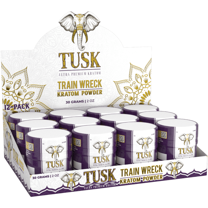 Tusk Kratom Train Wreck Powder
