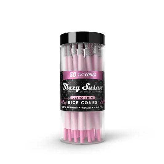 Blazy Susan Ultra Thin Rice paper Cones 50pk
