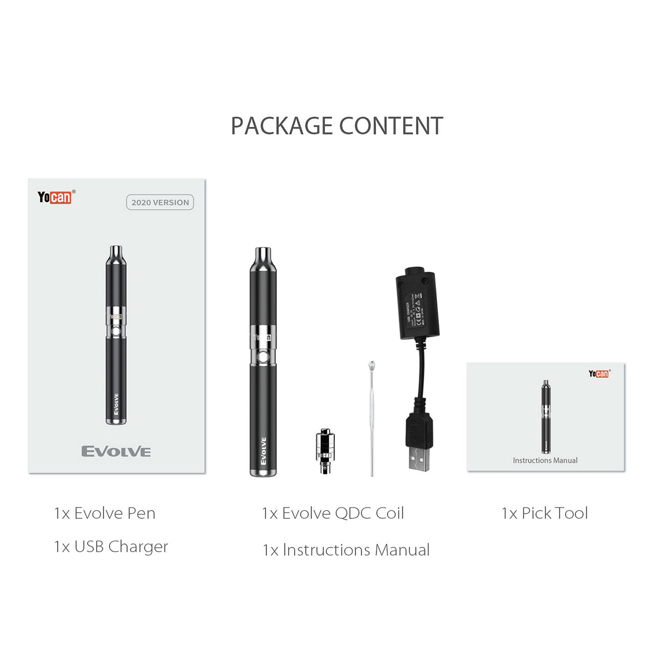 Yocan Evolve - Wax Vaporizer Pen
