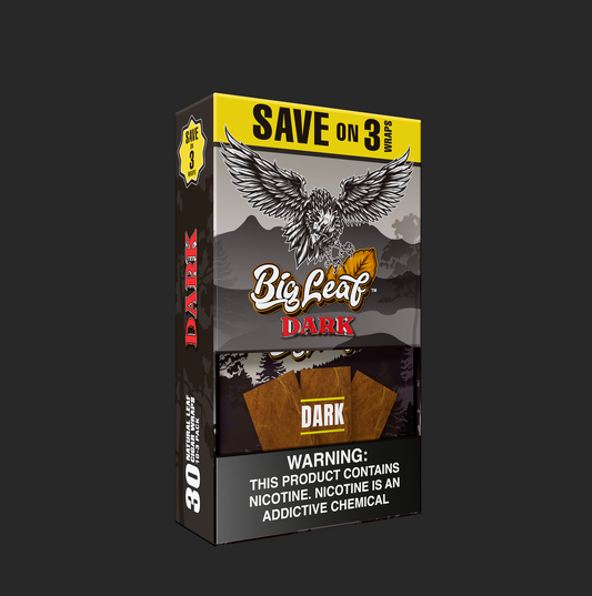 Big Leaf - Tobacco Leaf Wraps - 3 Pack