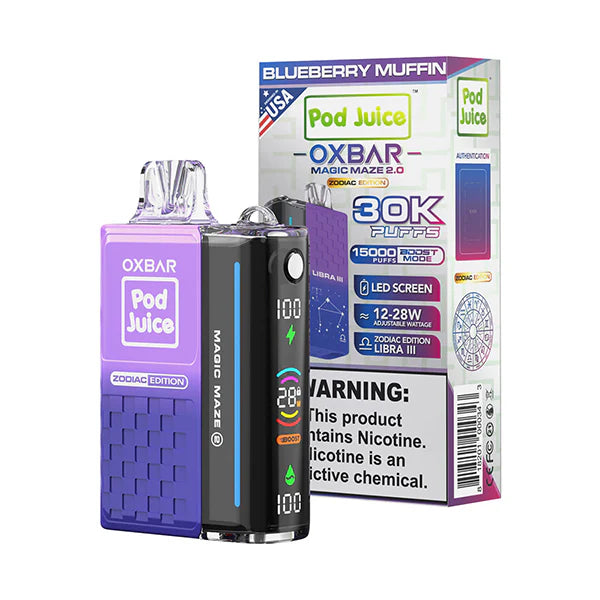 OXBAR x Pod Juice Magic Maze 2.0 | 30K Puffs | Disposable Nicotine