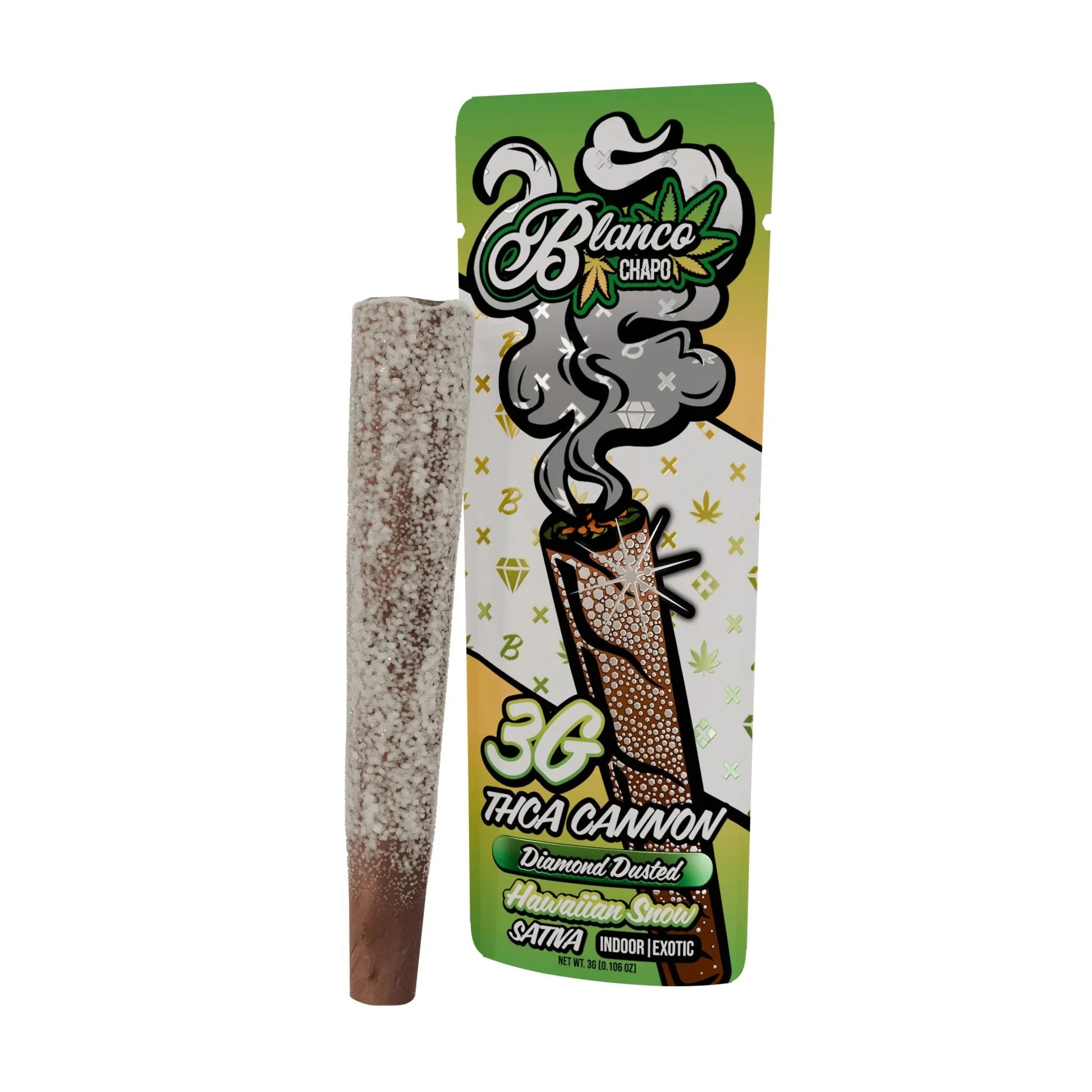 Chapo Blanco 3g Cannon THCA Delta Flower/Pre-Roll