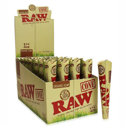 Raw Organic Hemp Pre-Rolled Cones