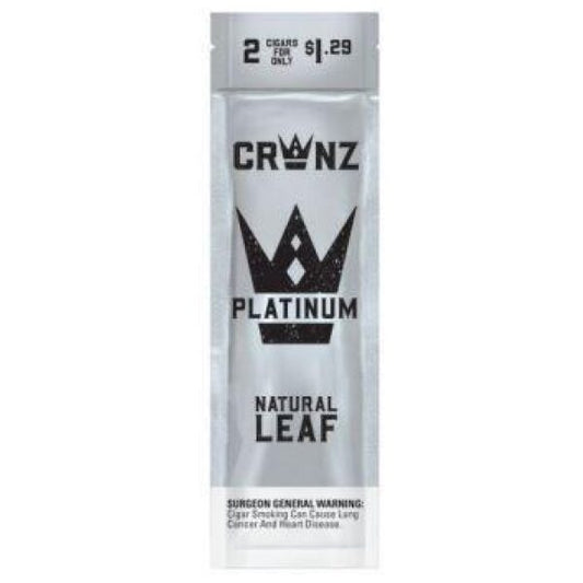 Crownz Natural Leaf 2pk - Cigars