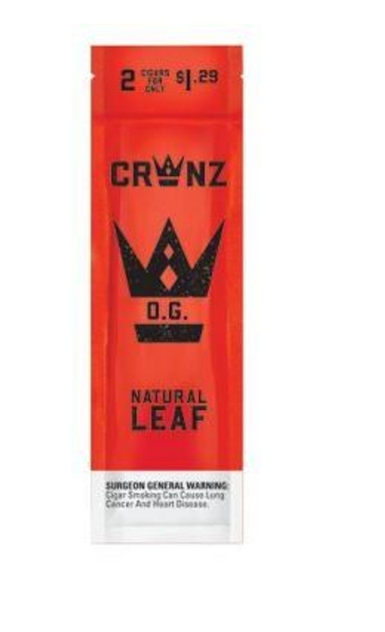 Crownz Natural Leaf 2pk - Cigars