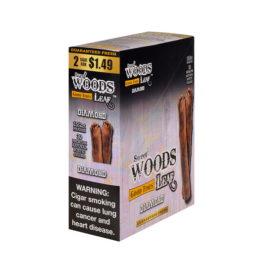 Good Times Sweet Woods Cigarillo Leaf - 2 Pack