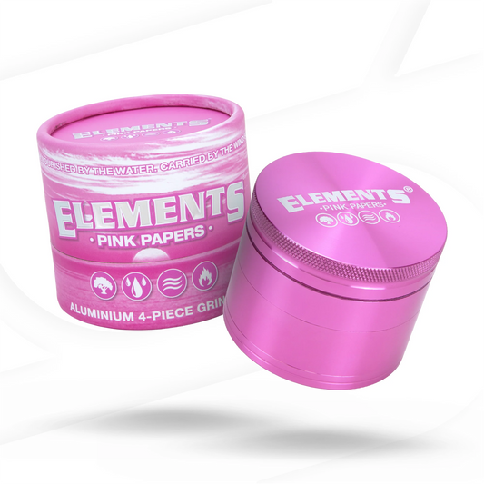 Elements "Pink Papers" Aluminum 4_Piece Grinder