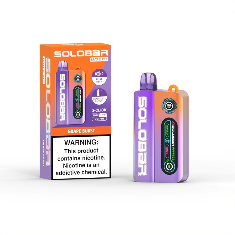 SoloBar Mate KIT | 35,000 Puffs | Nicotine Disposable