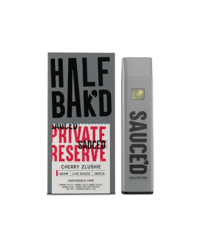 Half Bak'd Sauced Private Reserve | 1g Live Sauce Dispo