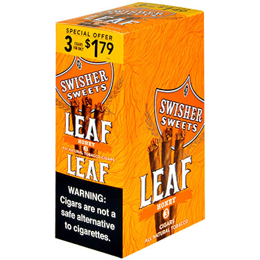 Swisher Sweets Cigarillo Leaf - 3 Pack