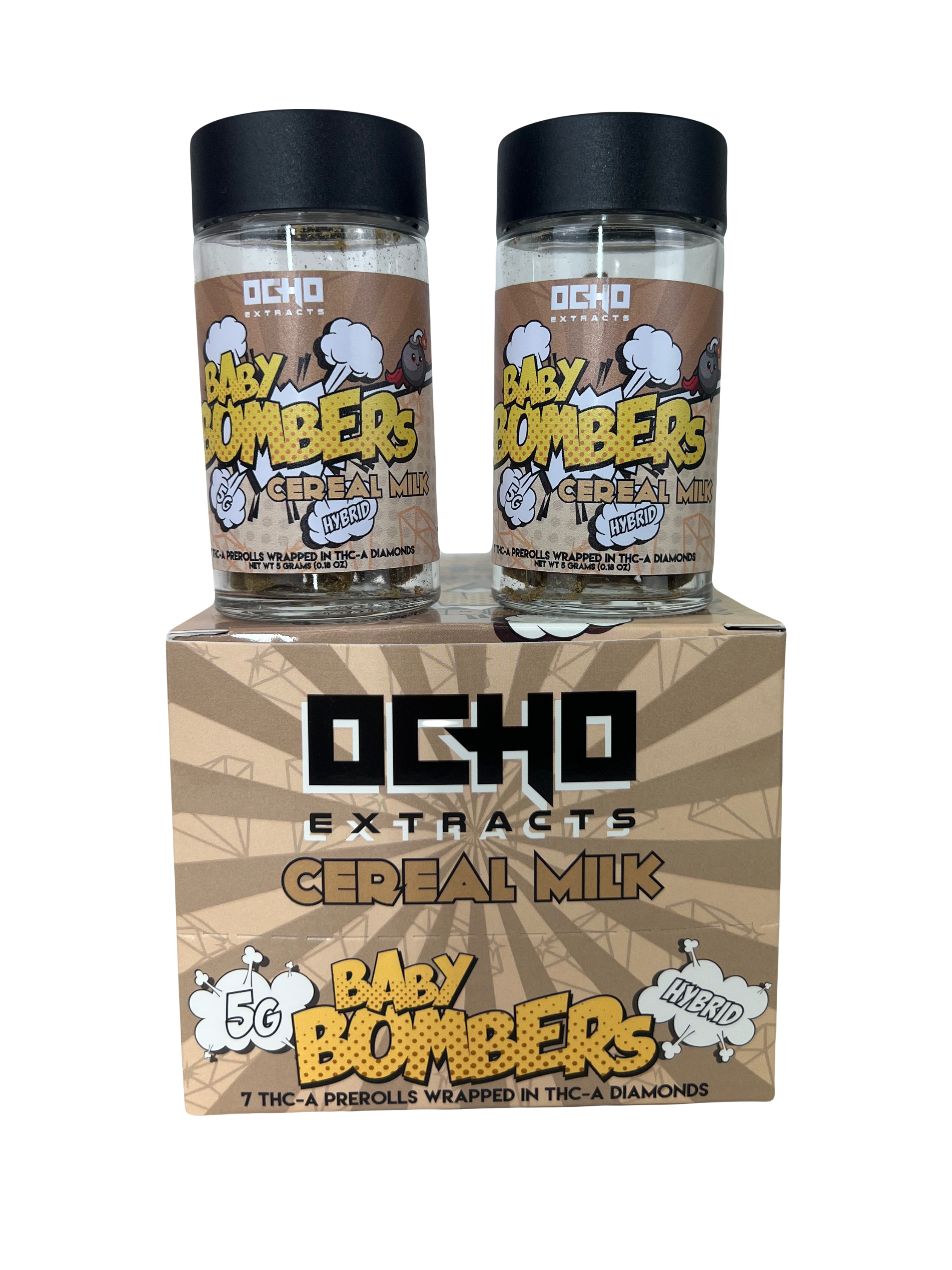 Ocho Extracts - THCA Baby Bombers - Delta Flower/Pre-Roll