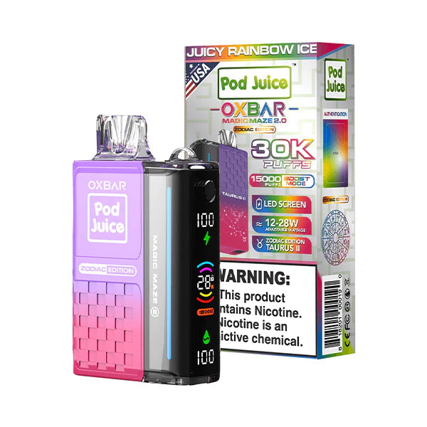 OXBAR x Pod Juice Magic Maze 2.0 | 30K Puffs | Disposable Nicotine