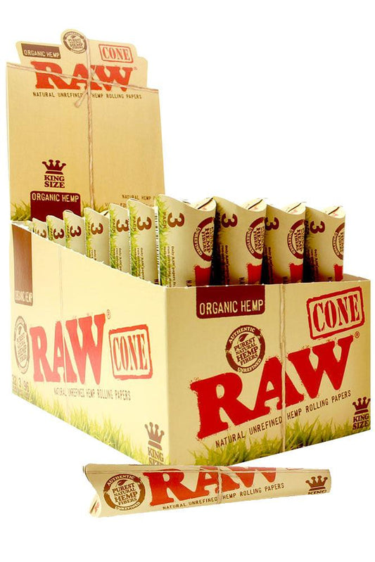 Raw Organic Hemp Pre-Rolled Cones