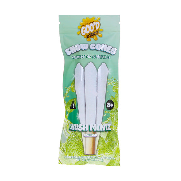 Goo'D Extracts | Snow Conez 3g THC-A Pre-Roll