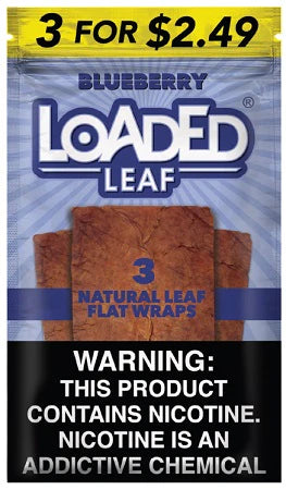 Loaded Leaf - Tobacco Leaf Wrap - 3 for $2.49