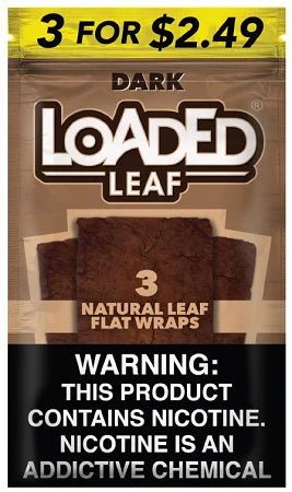 Loaded Leaf - Tobacco Leaf Wrap - 3 for $2.49
