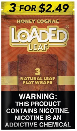 Loaded Leaf - Tobacco Leaf Wrap - 3 for $2.49