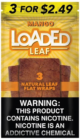 Loaded Leaf - Tobacco Leaf Wrap - 3 for $2.49