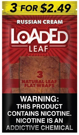 Loaded Leaf - Tobacco Leaf Wrap - 3 for $2.49