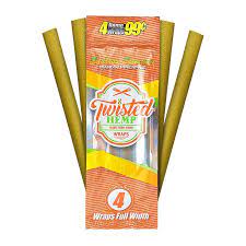 Twisted Hemp Wraps 4Pk