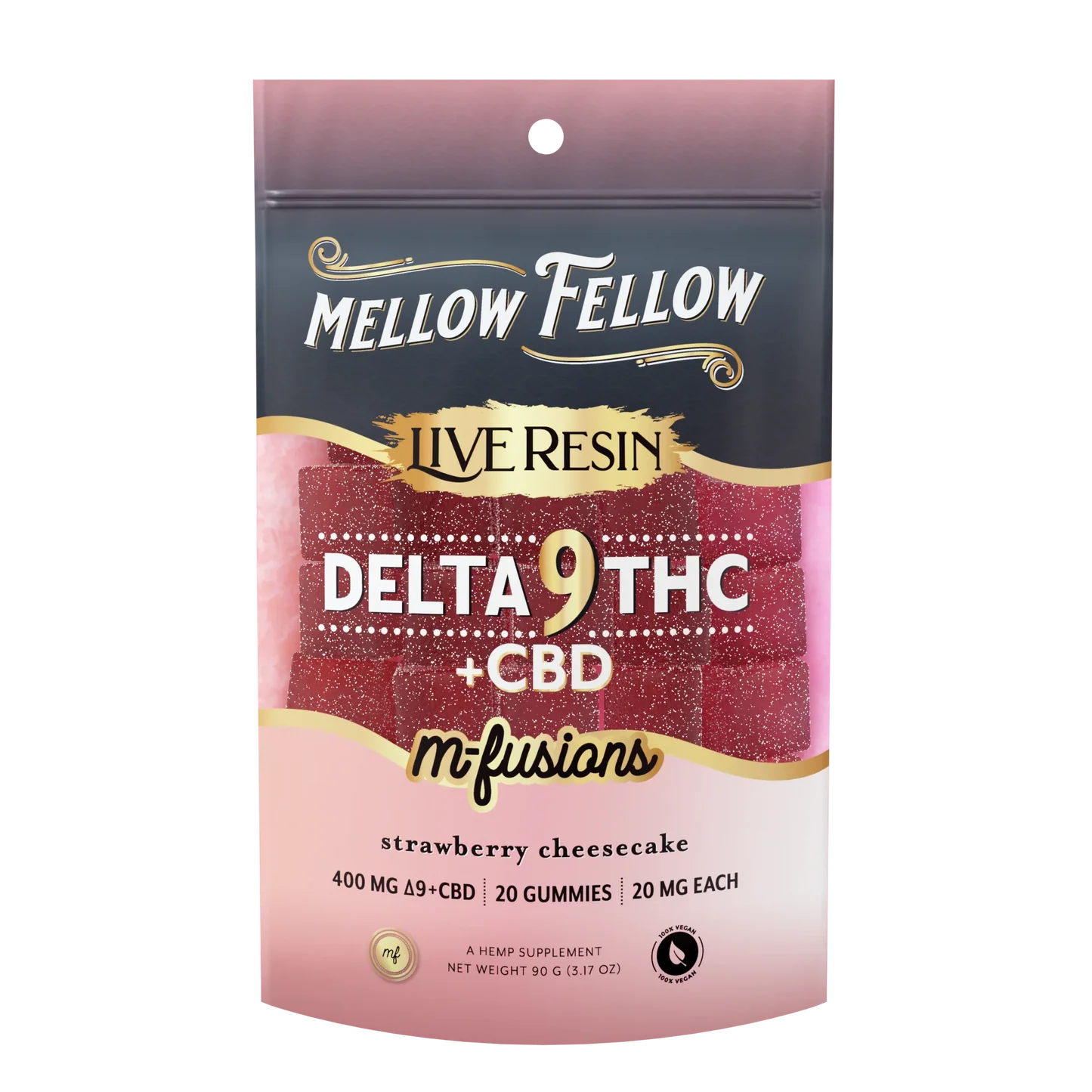 Mellow Fellow | M-Fusions 400mg Delta 9 + CBD 20 Pack