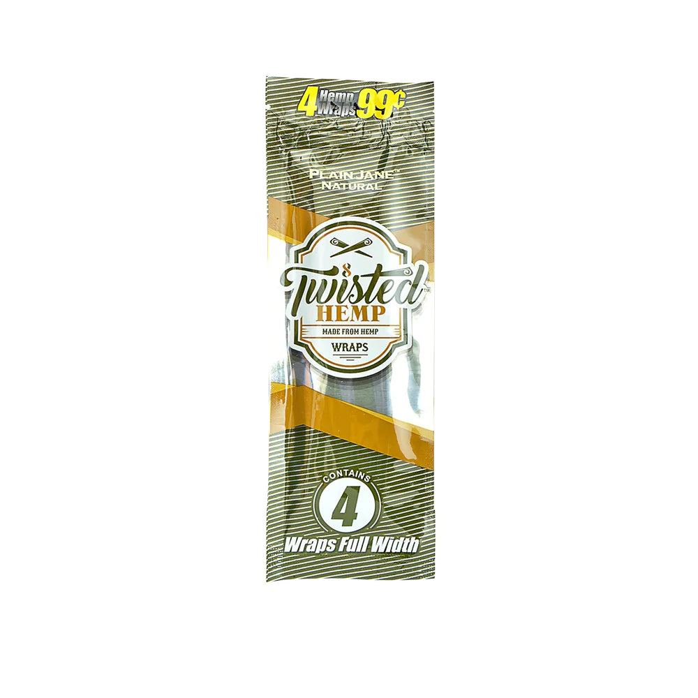 Twisted Hemp Wraps 4Pk